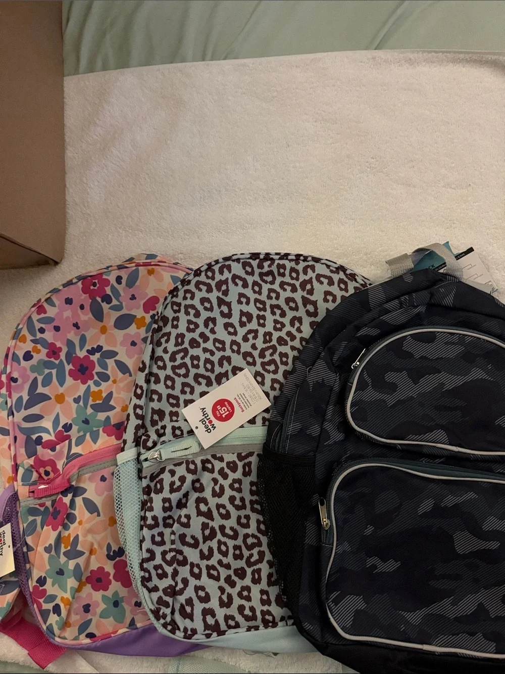 Kids Floral, Leopard & Camo Backpack Bundle - Assorted Colors